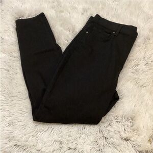 Lee slim fit high rise black skinny jeans Woman’s size 18M deep dyed